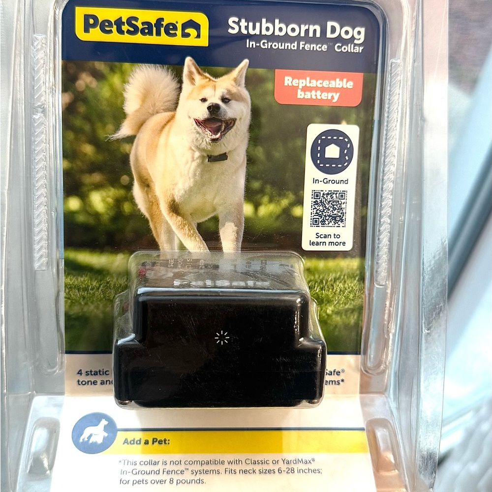New In Box PetSafe Stubborn Dog In-Ground Fence System Collar